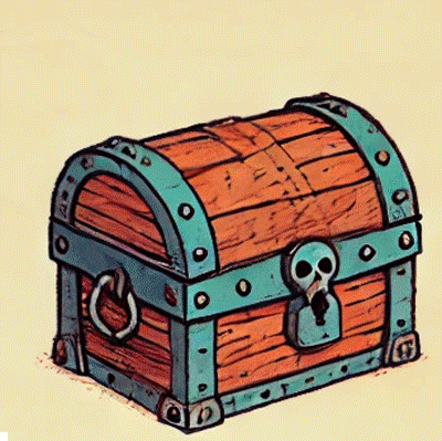 treasure chest opens